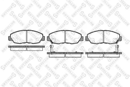 Комплект тормозных колодок 335 002-SX STELLOX